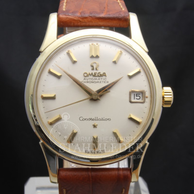 Zum Angebot: 'Omega Constellation Chronometer Gelbgold Kappe Automat 1961' für 1.798,00 EUR